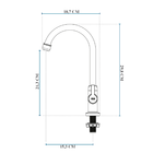 Torneira Blukit De Bancada Confort 1/4 De Volta Branca