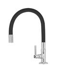 Torneira Bm Mesa Cozinha Siliconada Preta 4949 Lg Metais