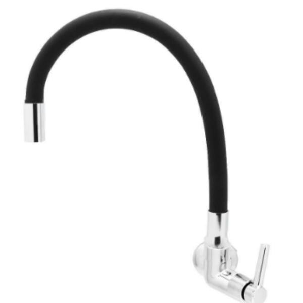 Torneira Bm Parede Cozinha Siliconada Preta 4937 Lg Metais