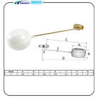 Torneira Boia Haste Metalica Amanco 1"