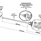 Torneira Bóia Tubular Plástica Vareta Em Alumínio - Krona, Ta