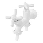 Torneira Branca Tigre Cross Para Tanque/máquina De Lavar