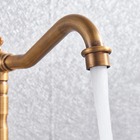 Torneira Bronze Ouro Velho Porcelana Monocomando Banheiro