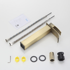 Torneira Cascata Alta Antigo Bronze Água Quente Fria Luxo