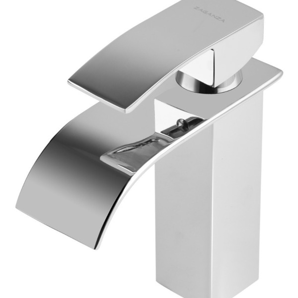 Torneira Cascata Banheiro Baixa Quadrada Monocomando Za-703