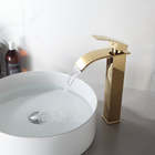 Torneira Cascata Dourada Luxo Pia Banheiro Água Quente Fria
