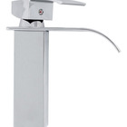 Torneira Cascata Monocomando Banheiro Bica Baixa Aço Inox