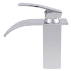 Torneira Cascata Monocomando Bica Alta Aço Inox