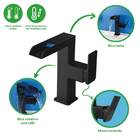Torneira Cascata Monocomando Led Controle Temperatura Preto