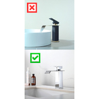 Torneira Cascata Rose Banheiro Bica Baixa Água Fria e Quente