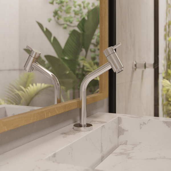 Torneira Censi 98001 45° De Bancada Cromada Cromado 98001-1