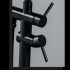 Torneira Chão Duchinha Gourmet Banheira Preto Fosco Elegante