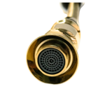 Torneira Chianti Cozinha Vintage Com Bico Extensor Dourado