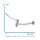 Torneira Clínica Hospitalar Slim 3020 Cotovelo Para Pia De Ba
