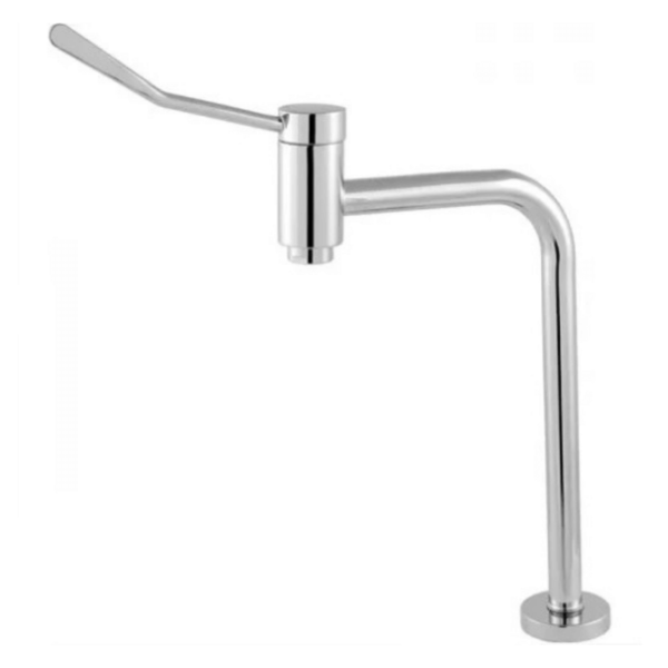 Torneira Clinica Hospitalar Slim Alta Bancada Pia Metal