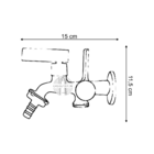 Torneira com Duas Saídas: Conveniência e Durabilidade - CasaG