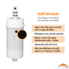 Torneira Com Filtro Cozinha Mesa Gourmet + 01 Refil Extra