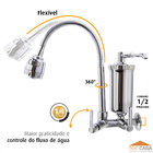 Torneira Com Filtro Cozinha Parede Gourmet