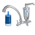 Torneira Com Filtro E Bica Giratória Cromado Alavanca Ativi F