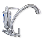 Torneira Com Filtro E Bica Giratória Cromado Alavanca Ativi F