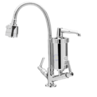 Torneira Com Filtro Gourmet Cozinha Bancada 1/4 Volta Flexíve