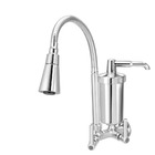 Torneira Com Filtro Gourmet Cozinha De Parede Tubo Cone 1/4v