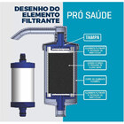 Torneira Com Filtro Gourmet Cozinha De Parede Tubo Cone 1/4v