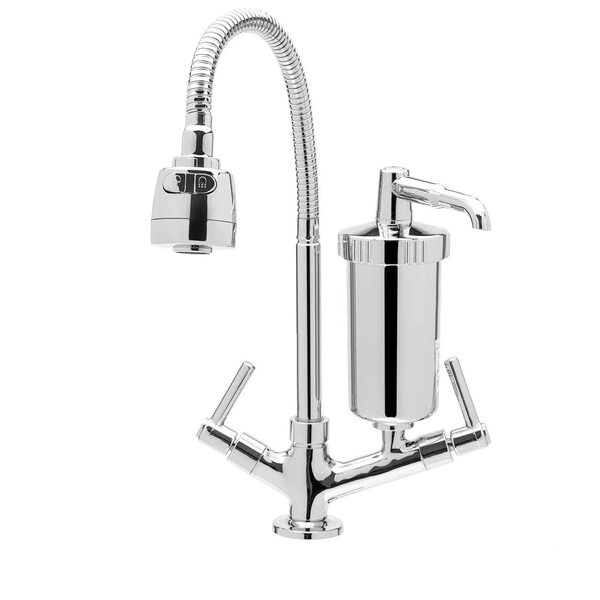 Torneira Com Filtro Gourmet Pia Cozinha De Parede + 3 Refil C