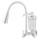 Torneira Com Filtro Gourmet Pia Cozinha De Parede Metal Cone