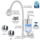 Torneira Com Filtro Gourmet Pia Cozinha De Parede Metal Inox