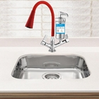 Torneira Com Filtro Gourmet Veneza Vermelha Oliveira 2168 C-7