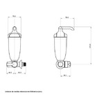 Torneira com Filtro Móvel Parede Branca Acqua Bella Lorenzetti