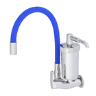 Torneira com Filtro para Parede Azul e Cromada Colors Mono Equation