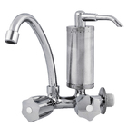 Torneira com Filtro para Parede de Cozinha Bica Alta Cromado Equation