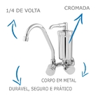 Torneira Com Filtro/purificador De Água Oliveira 2167 C-40 De