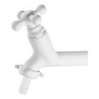 Torneira Comum de Tanque para Áreas de Serviço com Bica Reta Branco Marujá Viqua