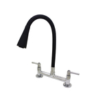 Torneira Conic Misturador Mesa Cozinha Preto Tubo Flexível 2