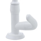 Torneira Convencional para Banheiro Mesa Bica Móvel Branca Cisne Fame