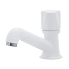 Torneira Convencional para Banheiro Mesa Bica Baixa Branco Foz 1110302 Viqua