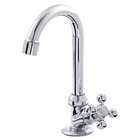 Torneira Convencional para Banheiro Mesa Bica Móvel Alta Cromado C33 Luny 2195033 Romar