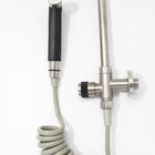 Torneira Coz Bica Alta Móvel Parede C Ducha Pré Lav Inox304 T