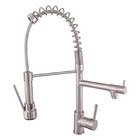 Torneira Cozinha 50cm Gourmet Monocomando De Aço Escovado Alt