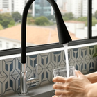 Torneira Cozinha Bancada 1/4 De Volta 2 Saída De Água Ducha