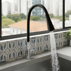 Torneira Cozinha Bancada 1/4 De Volta 2 Saída De Água Ducha