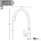 Torneira Cozinha Bancada Gourmet Colors Mangueira Silicone Pr