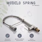 Torneira Cozinha Bancada Gourmet Mola Fléxivel Cromado Fosco