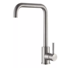 Torneira Cozinha Bancada Monocomando Aço Inox Escovado