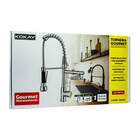 Torneira Cozinha Bancada Premium Goumert Inox Cromado Spray
