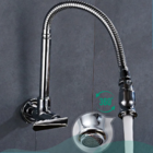 Torneira Cozinha Banheiro de Parede Flexível Estilo Gourmet d