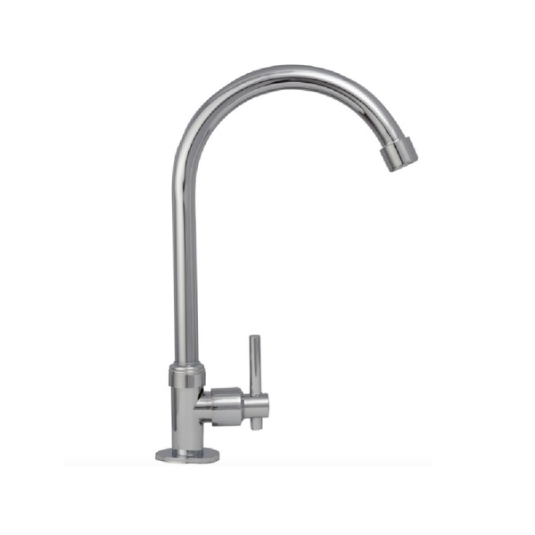 Torneira Cozinha Bica Alta Com Arejador Metal